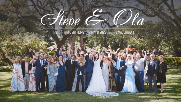 Olowalu Maui Wedding Film / Steve & Ola Naughton
