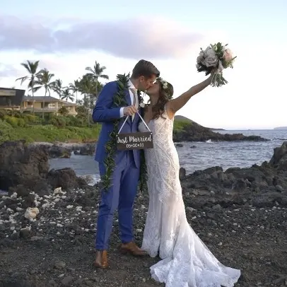 Kukahiko Estate wedding teaser / Congratulations Renee & Robert! @makenaweddings #mauiweddingvenue #…
