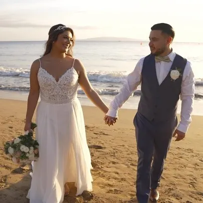 Congratulations Lydia & Oscar!! The perfect weddings day at @sugarbeachevents @amauiweddingday #maui…
