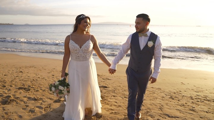 Congratulations Lydia & Oscar!! The perfect weddings day at @sugarbeachevents @amauiweddingday #maui…